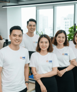 Áo thun in logo AT-AIL-01 – Trắng cotton