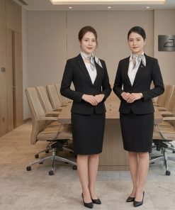 Vest công sở nữ AT-02 – Đen thanh lịch
