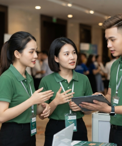 Polo sự kiện AT-PL-06 – Xanh lá đồng đội