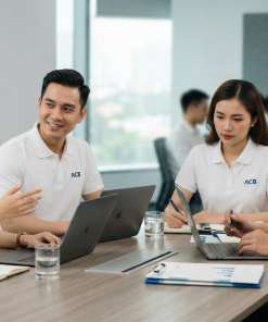 Polo sự kiện AT-Pl-03 – Trắng tối giản
