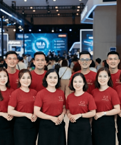 Áo thun in logo AT-AIL-05 – Đỏ thương hiệu