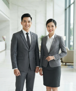 Đồng phục quản lý AT-DQL-03 – Xám doanh nghiệp