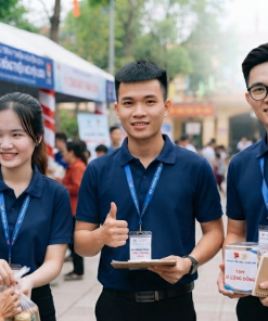 Polo sự kiện AT-PL-05 – Navy chuyên nghiệp