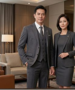 Suit quản lý AT-03 – Xám chuyên nghiệp
